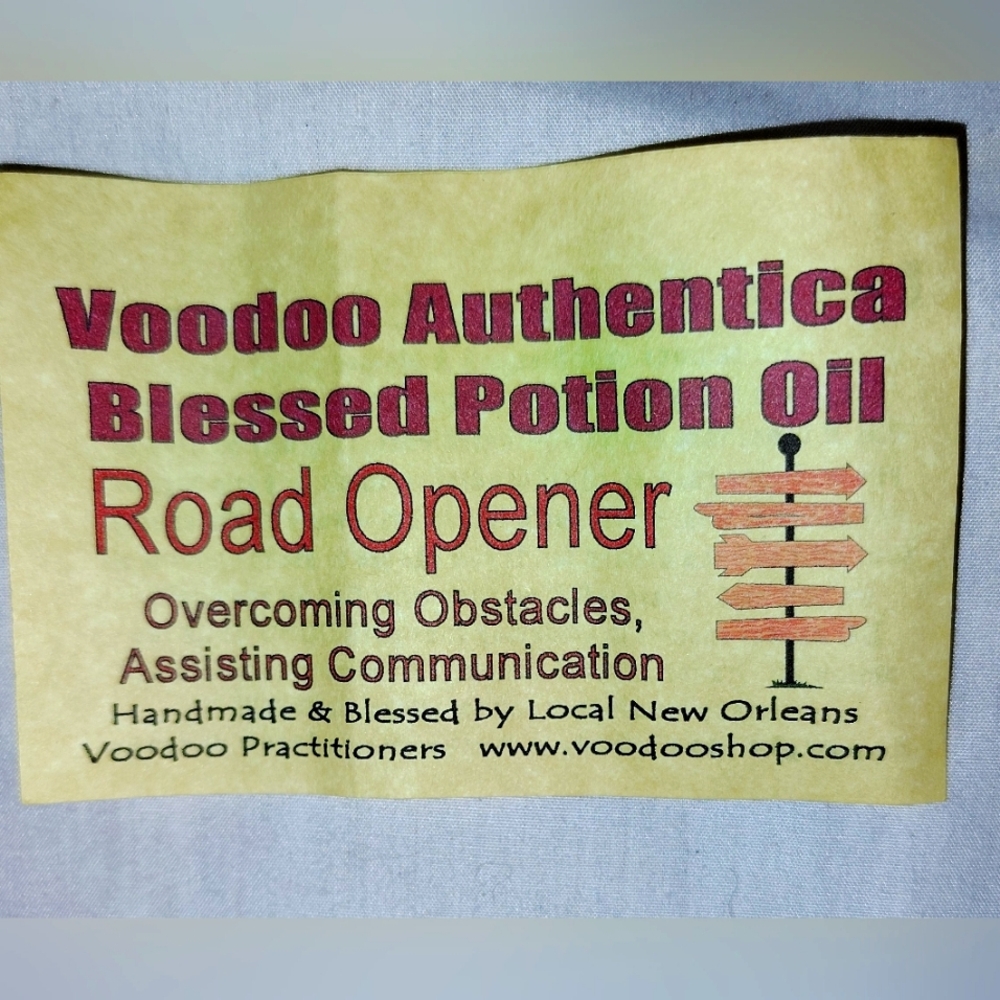 Voodoo Authentica Road Opener Blessed Potion Oil Voodoo Hoodoo Santeria